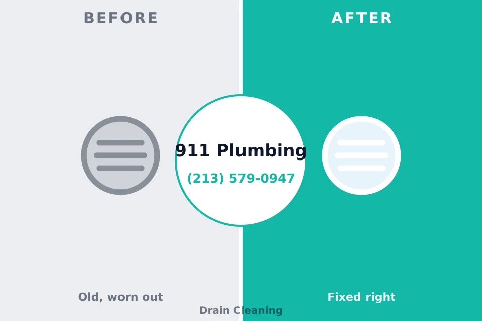 Before and after: plumbing repair West Buechel, KY